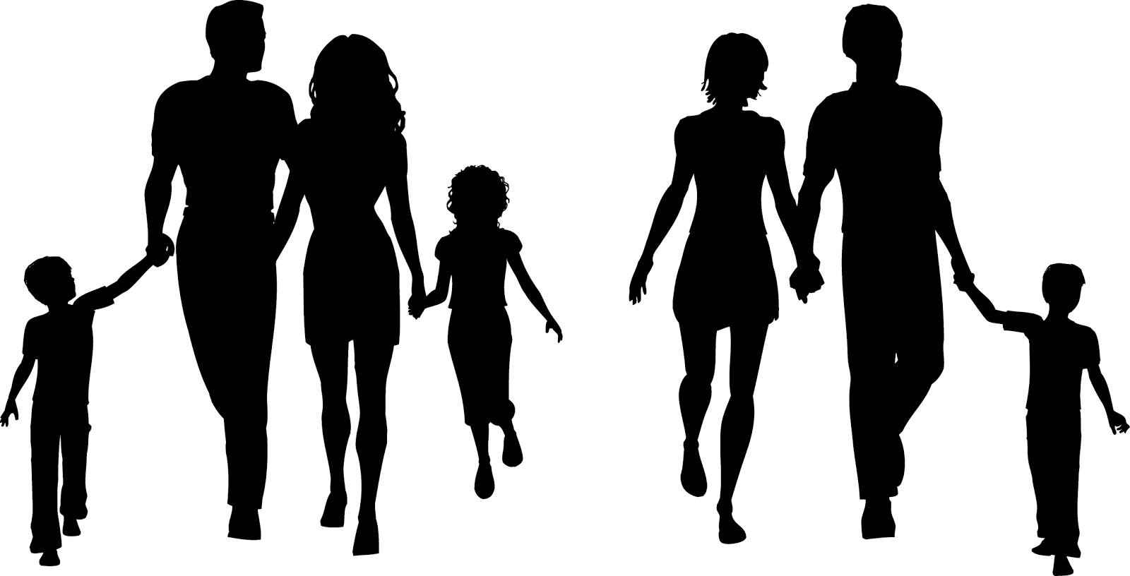 family day clipart black and white - photo #24