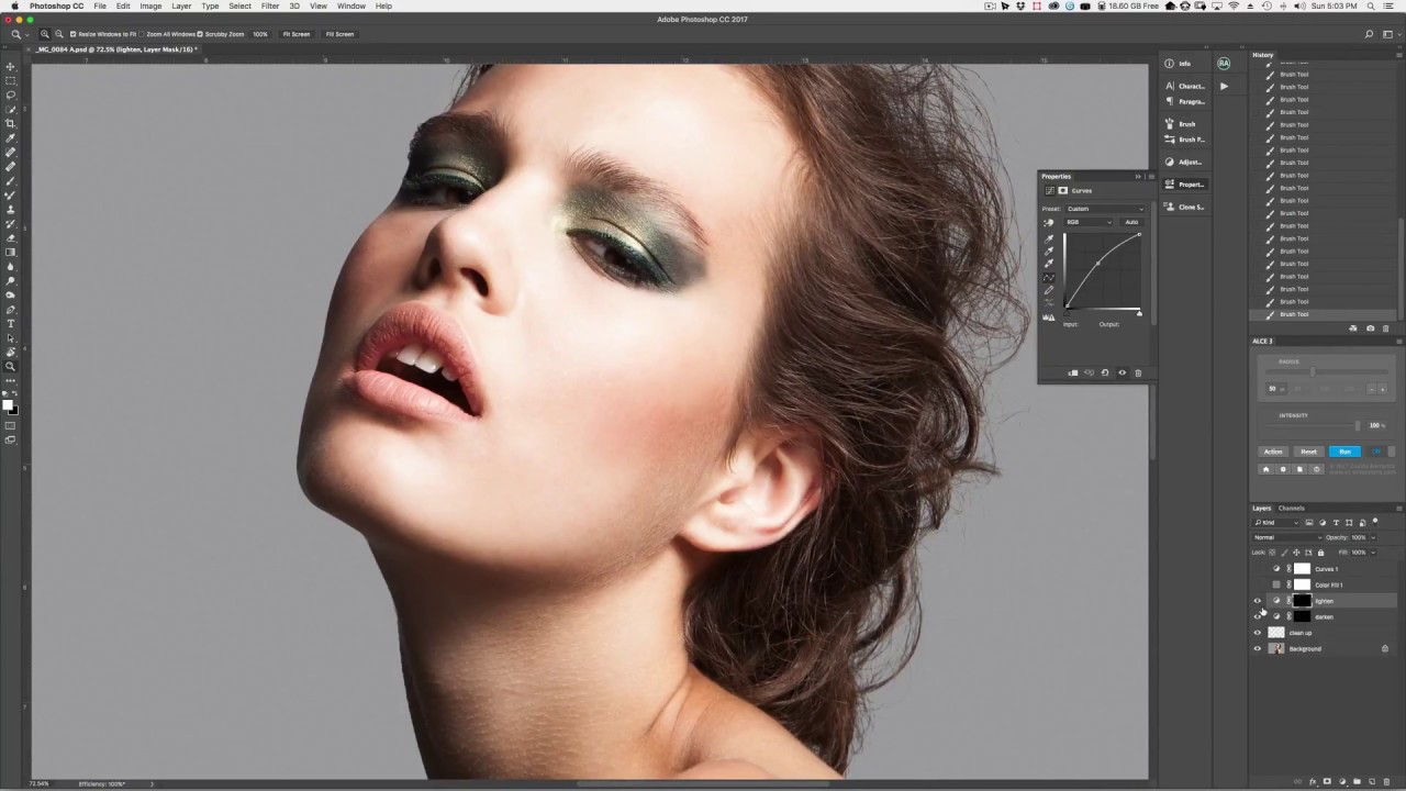 How to Local / Corrective Dodge and Burn for Portrait and Beauty Retouching
