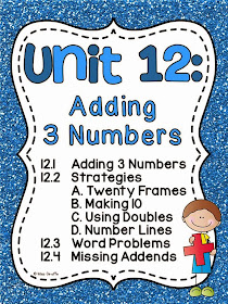 Miss Giraffe's Class: Adding 3 Numbers