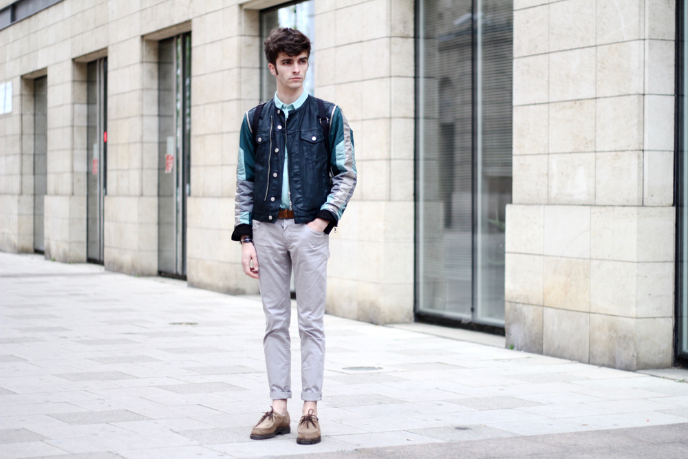 BLOG-MODE-STYLE-HOMME-masculin-farah-polo-menthe-bordeaux-paris-preppy-antony-moratohermes-binome-bracelet-dries-van-noten-biker-chino-streestyle