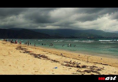 nnoart: Sampah di Areia Branca beach Dili