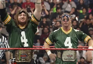 WWE / WWF Royal Rumble 1998 - The Legion of Doom challenged the New Age Outlaws for the tag titles