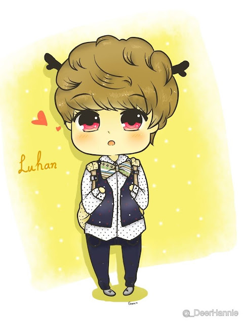 Hình ảnh Chibi Exo dễ thương Kute khuấy đảo facebook