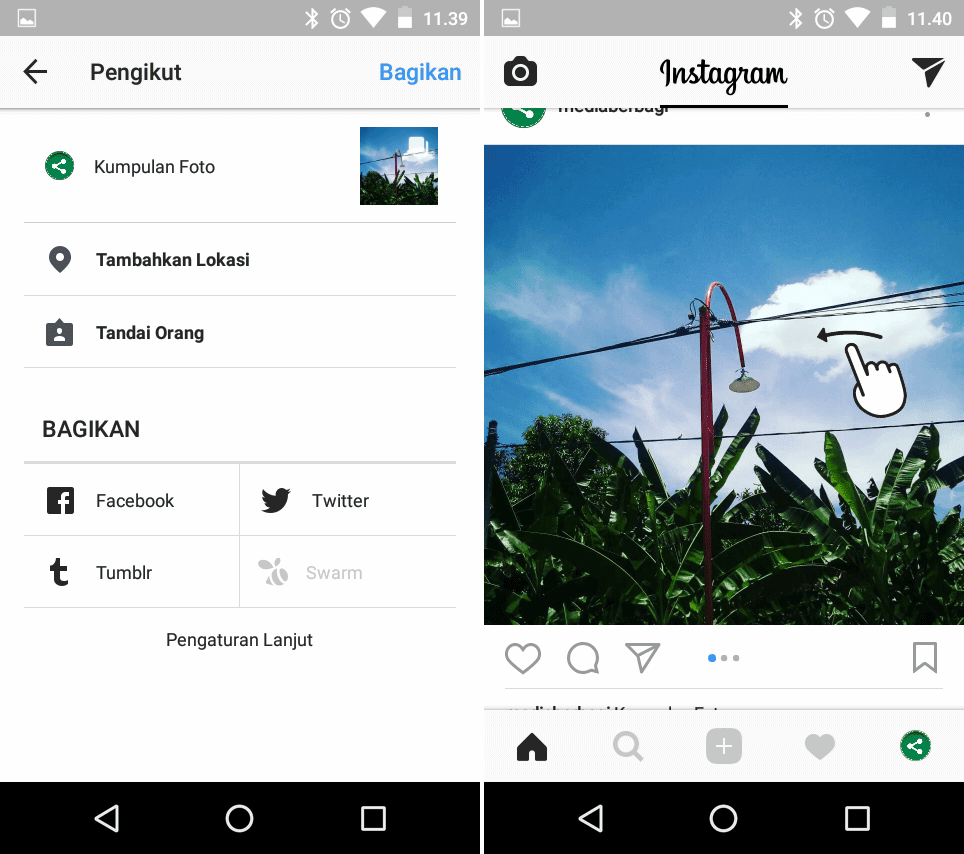 Cara Upload Banyak Foto dan Video Sekaligus di Instagram