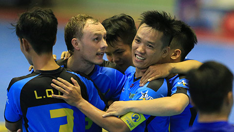 Hanoi Buffaloes thua sát nút Hochiminh City Wings ở cúp futsal Việt Nam