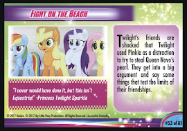 My Little Pony Fight on the Beach MLP the Movie Trading Card