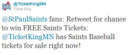 Ticket King St. Paul: Free Saint Paul Saints Tickets from Ticket King