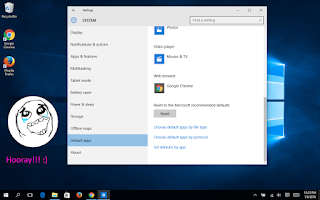 Windows 10: set default browser in system settings (desktop mode) - tutorial 5