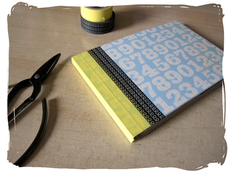 Quirky Kits Ideas Blog Book binding with washi tape