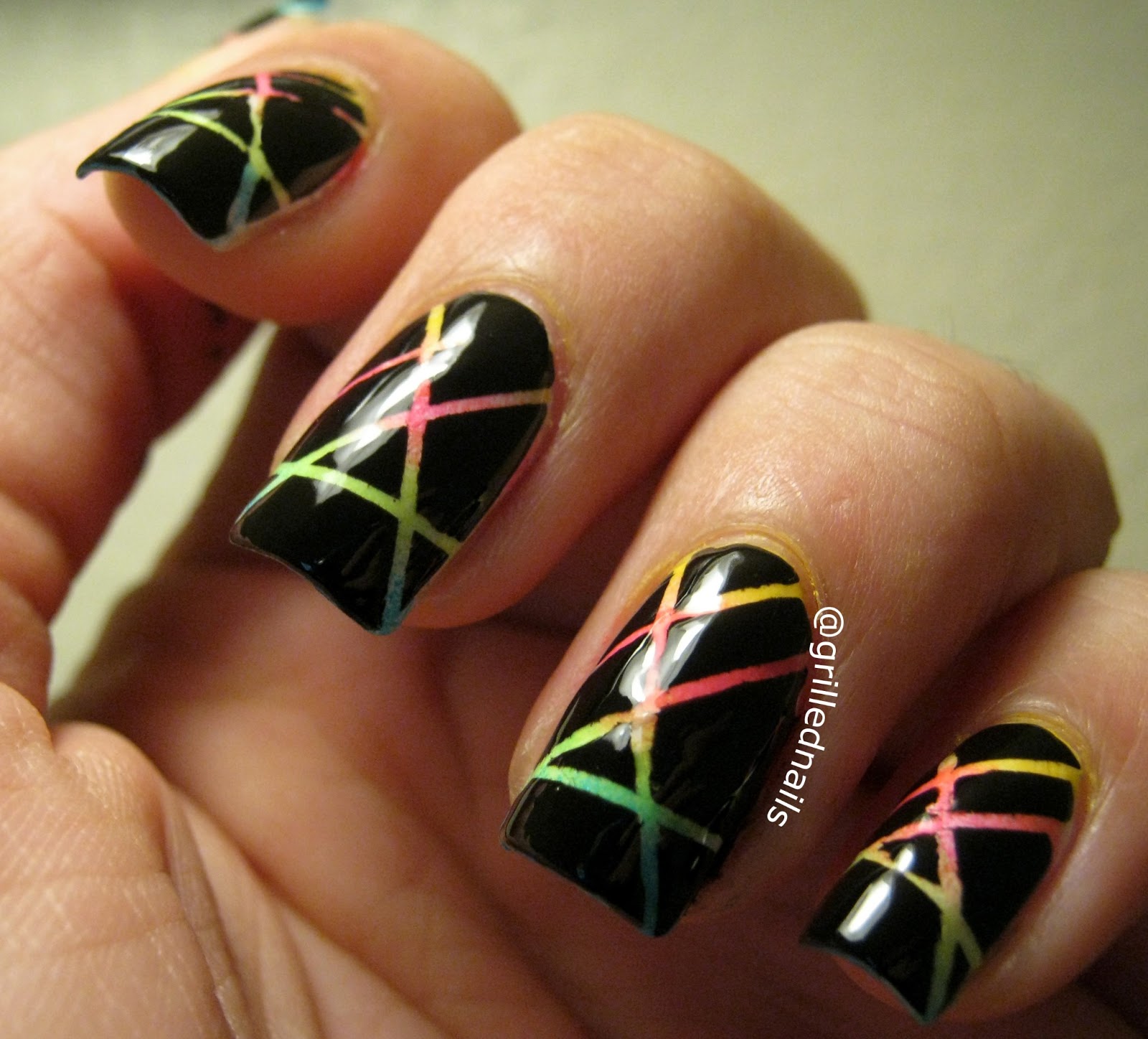 Nail Art Designs With Tape | Nail Designs, Hair Styles, Tattoos and