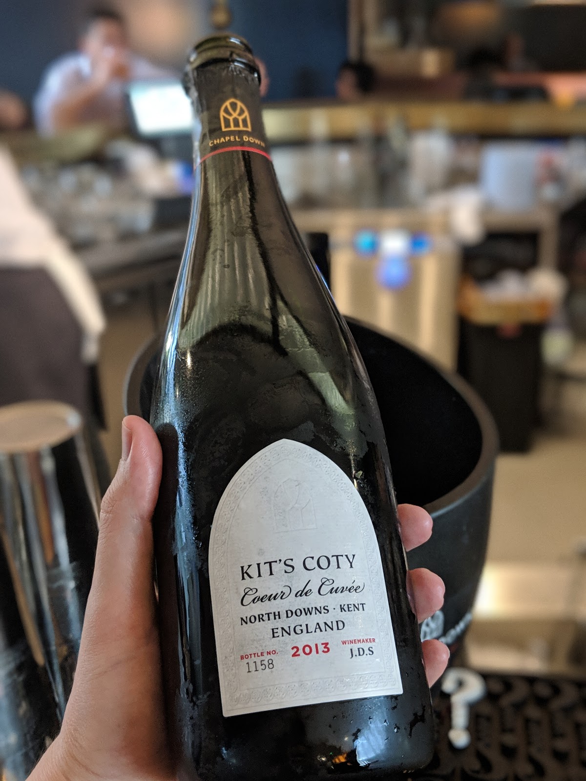 London Where is the English sparkling wine?