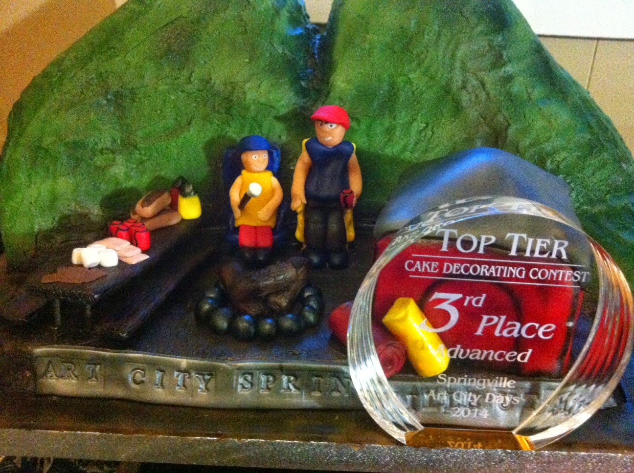 THE MIGHTY BAKER Springville Top Tier Cake Decorating Contest 2014