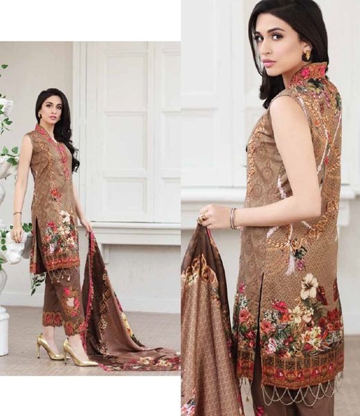 Zarqash Lawn Collection 2017 For Female