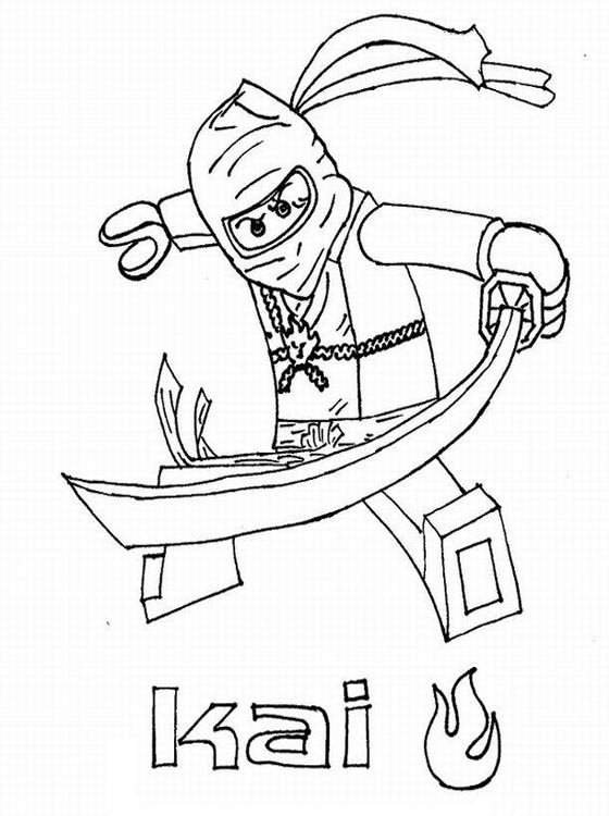 kids page lego ninjago coloring pages
