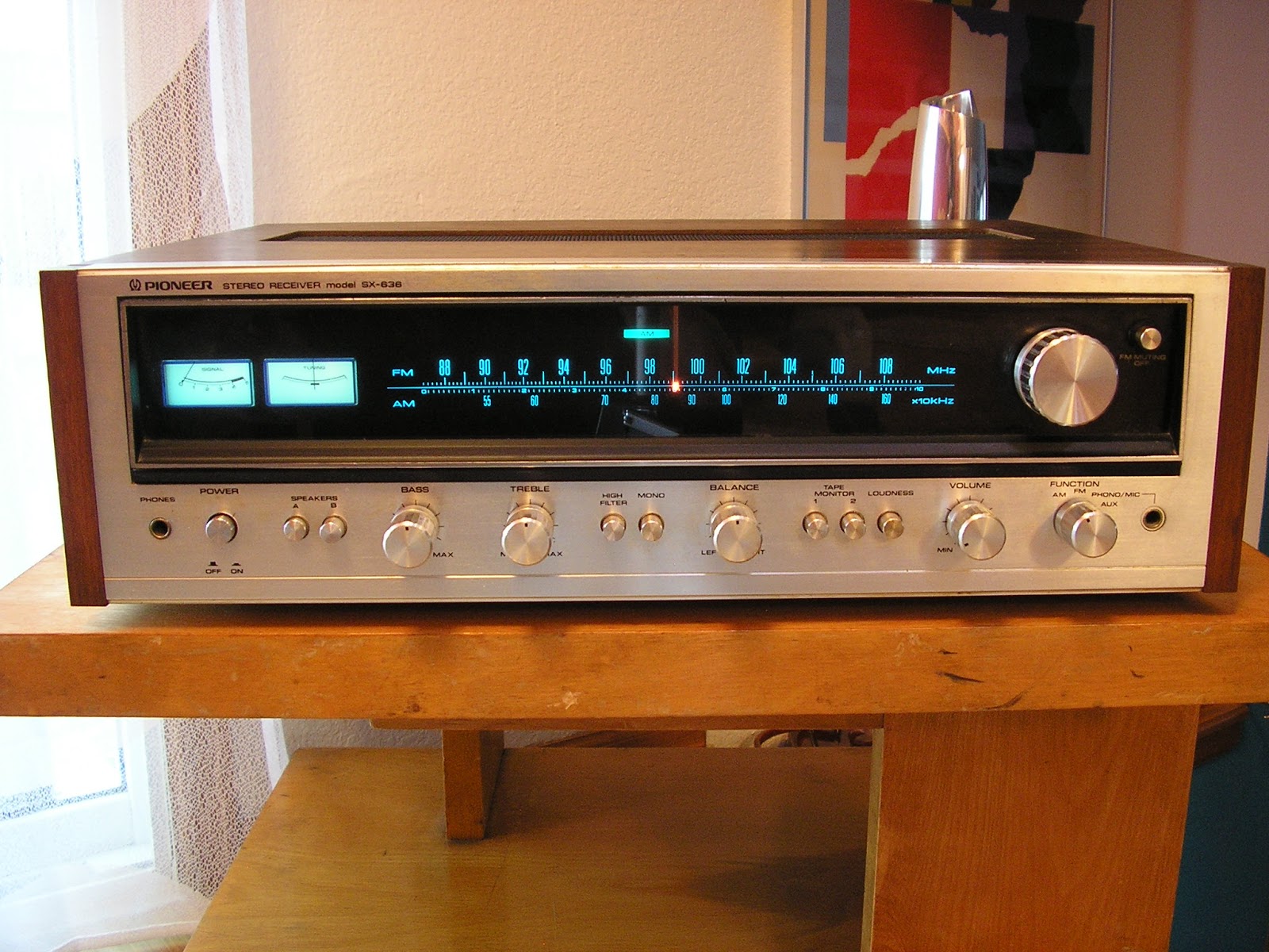 Pioneer SX-636 stereo receiver