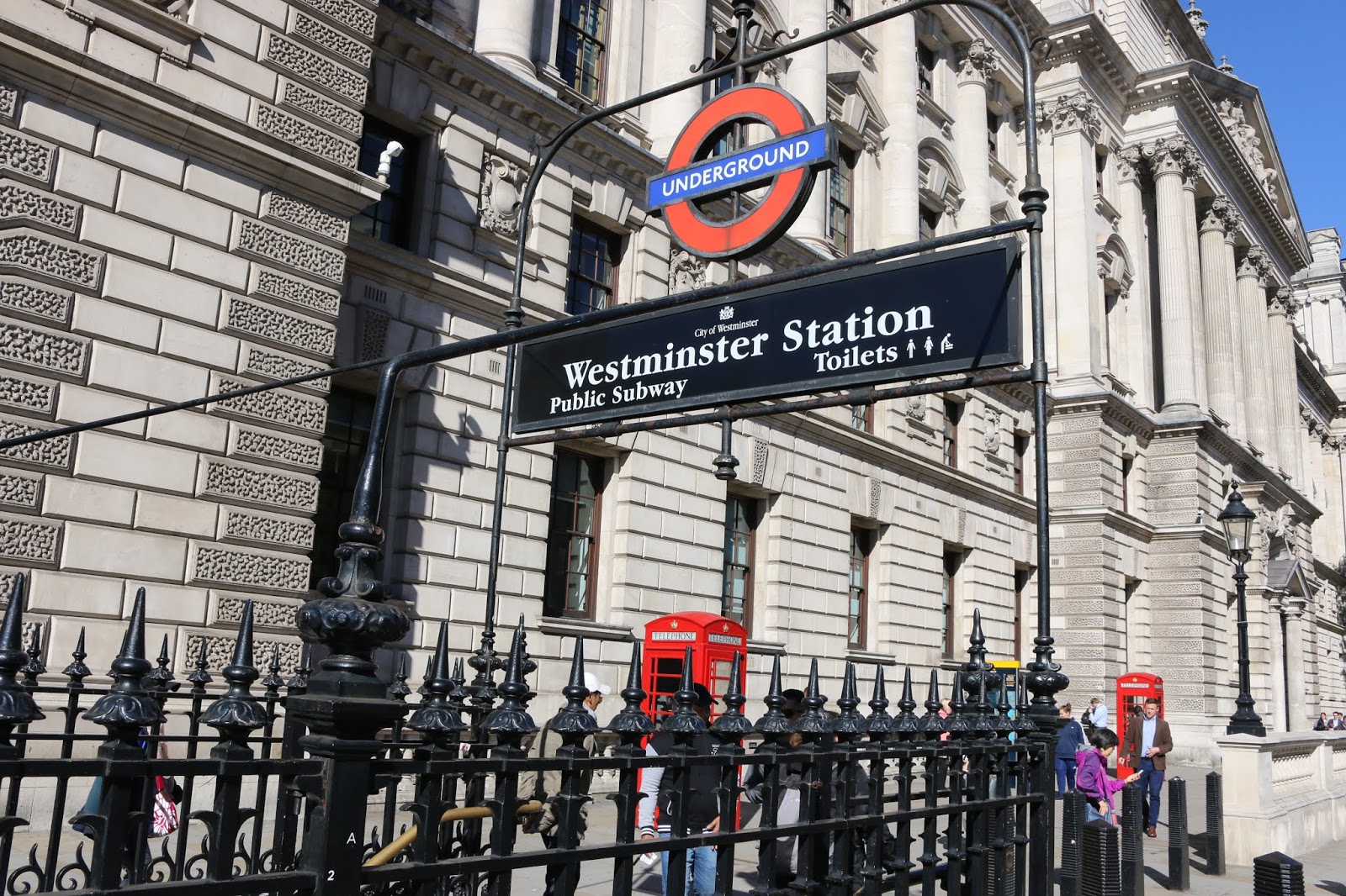 London Underground Westminster Station Subway