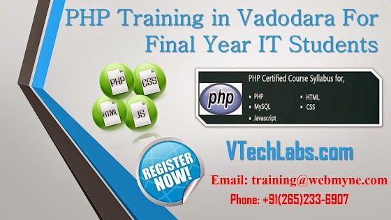 Join PHP Project Training in Vadodara to for Better Career Growth