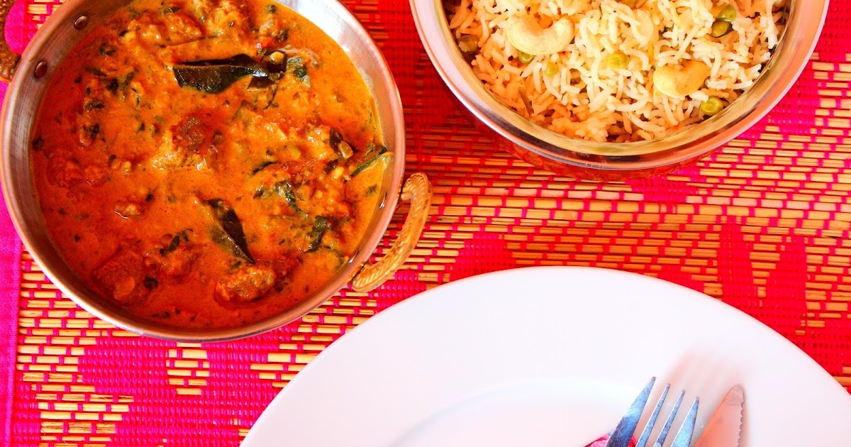 The Noisy Kitchen Peas Pulao & Mutton Curry