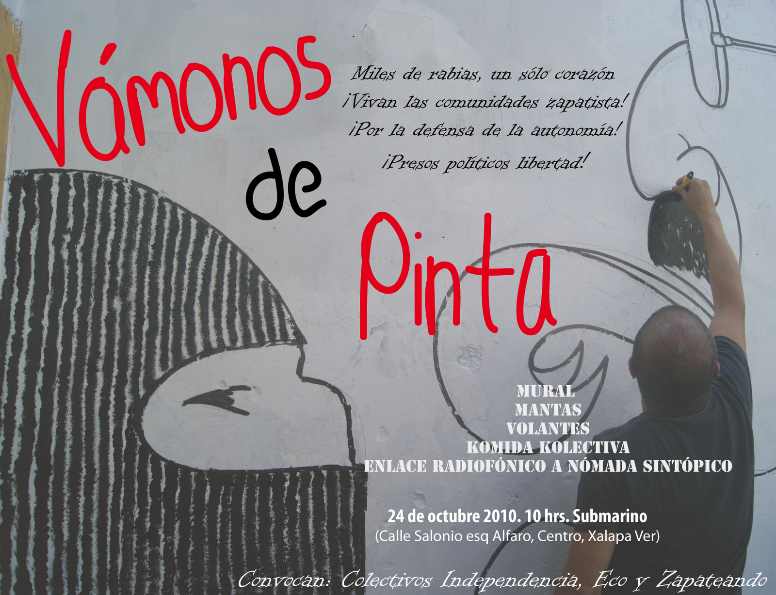 Obra de arte "Vamonos de pinta"