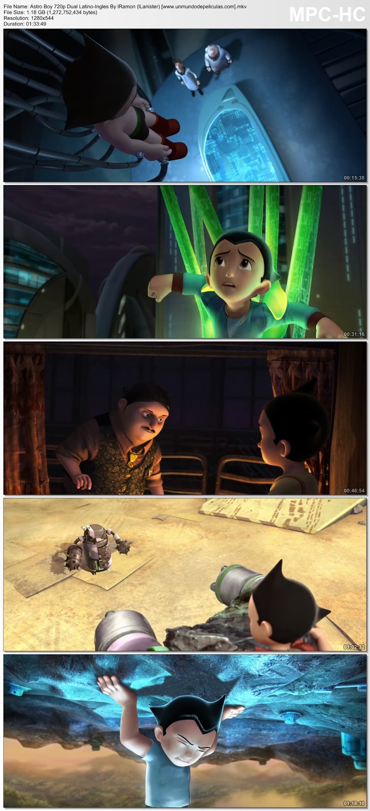 Capturas de la película.