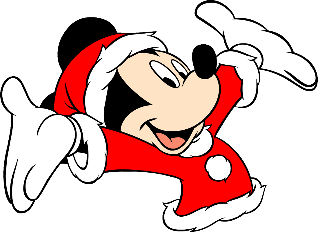 clipart mickey mouse christmas - photo #15