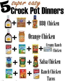 5 Super Easy Crock Pot Dinners