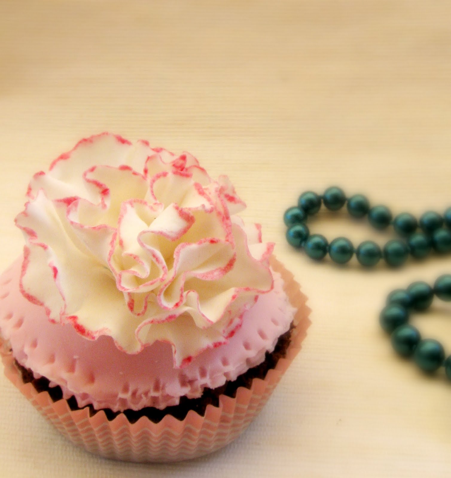 Belle Cake Topper and Mould how to make gumpaste or fondant carnation