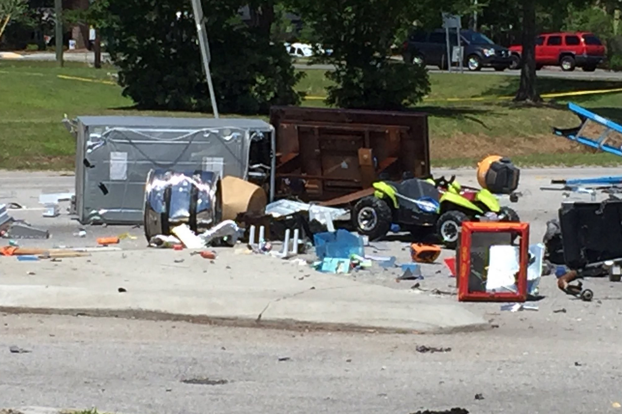 MEC&F Expert Engineers A leaking propane tank inside a UHaul truck