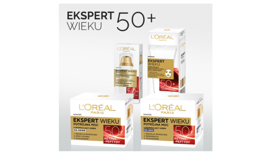 Wygraj kosmetyki L'Oréal Paris linii Ekspert Wieku Konkurs