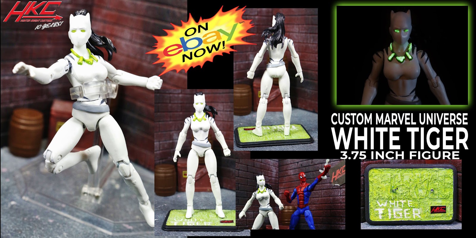 Next in my Marvel Universe custom action figures is White Tiger! 