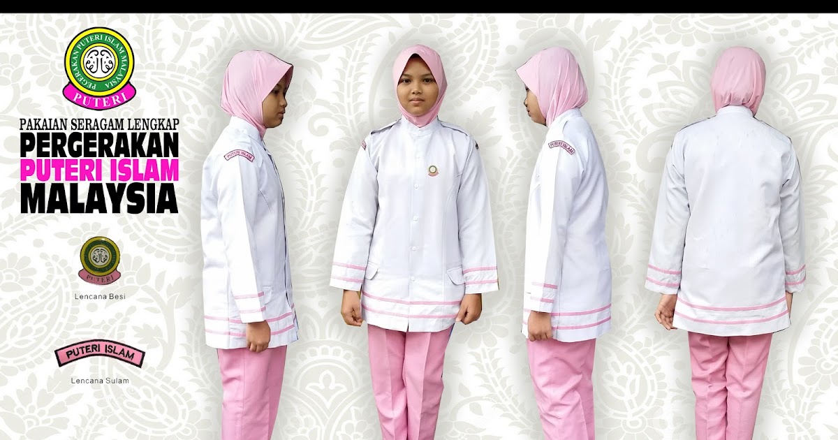 Baju Uniform Puteri Islam - Santosctzx