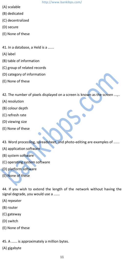 sbi bank previous question papers