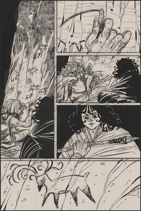 Drawing Madness!: Finished penciling the short story...