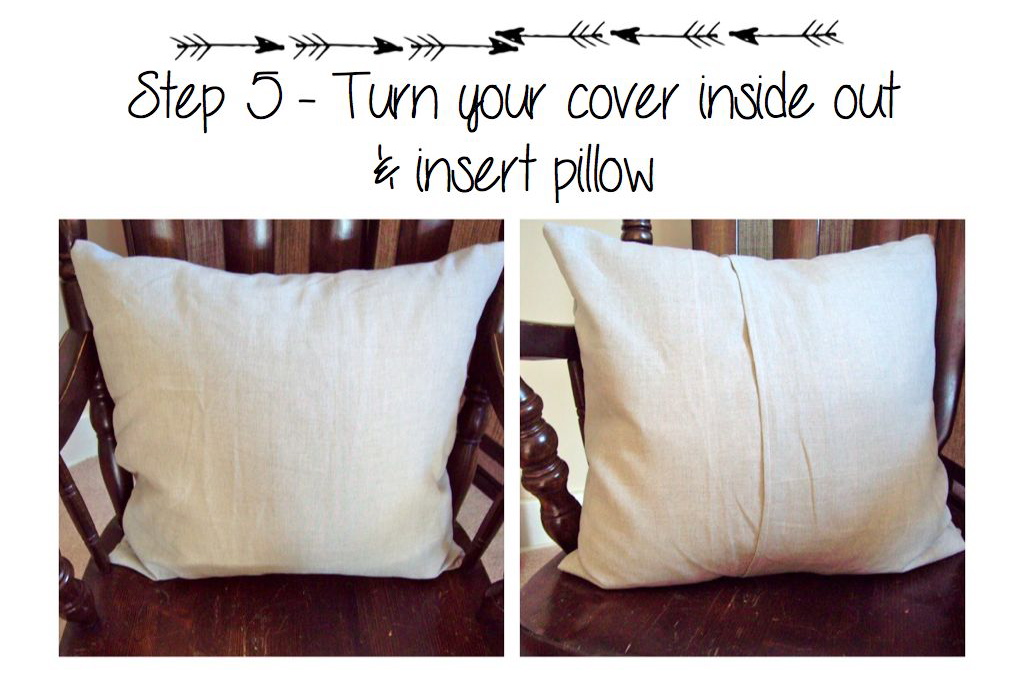(DIY) Envelope Pillow Cover