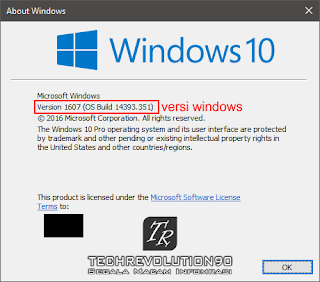 Windows 10 Winver
