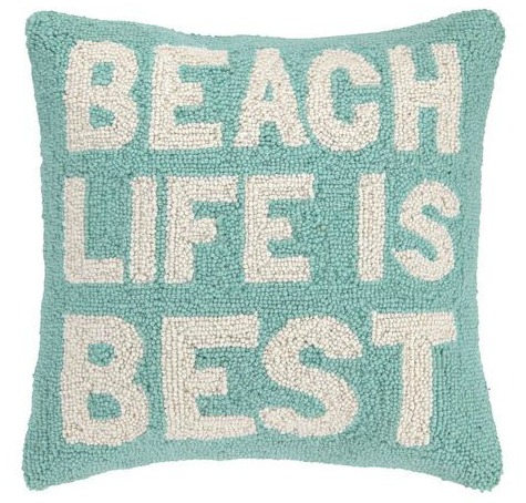 Hooked Beach Pillows