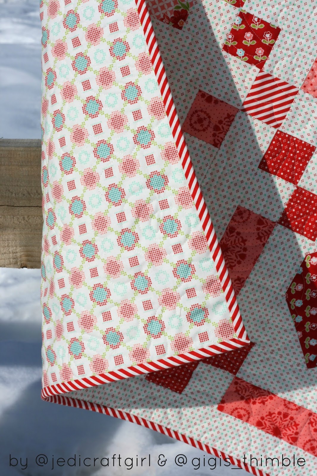 Gigi's Thimble Five Fat Quarter Fun Chains of Love