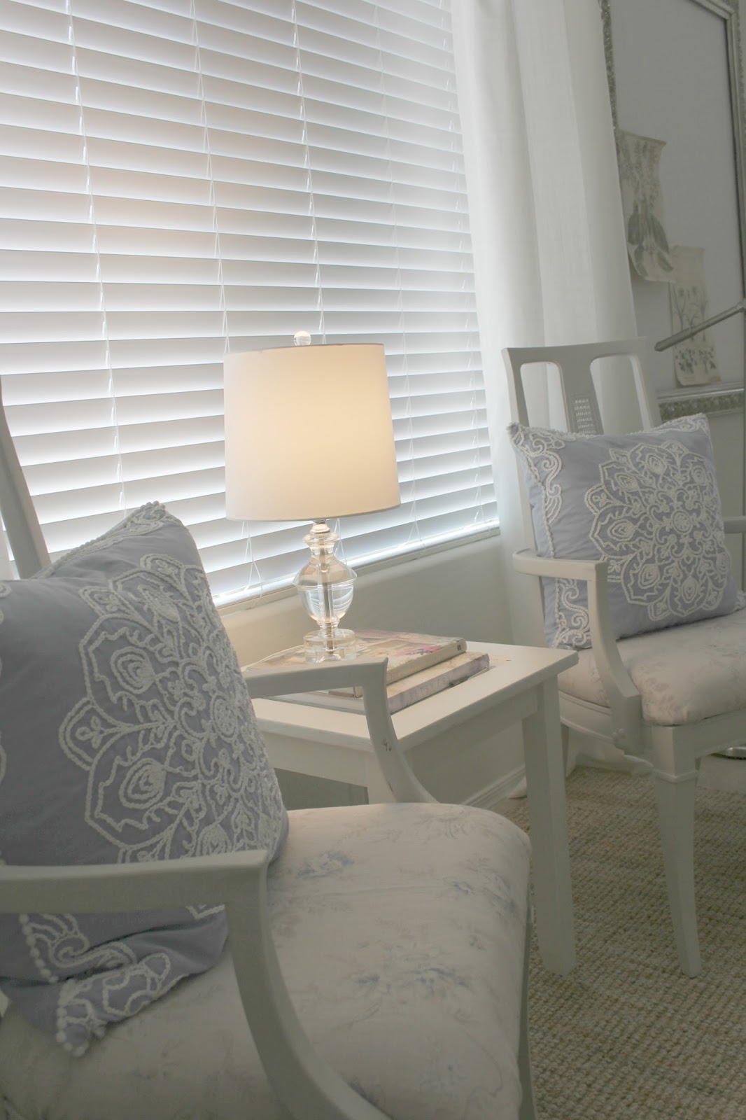 Serene neutral living and dining room decor DIY makeover on Hello Lovely Studio
