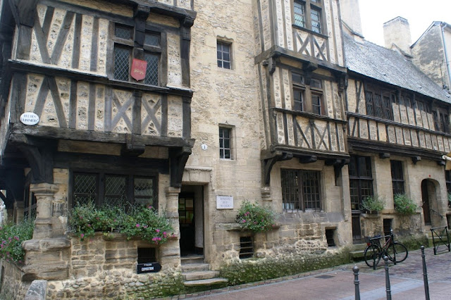 13th century medieval building  in Bayeux, Normandy