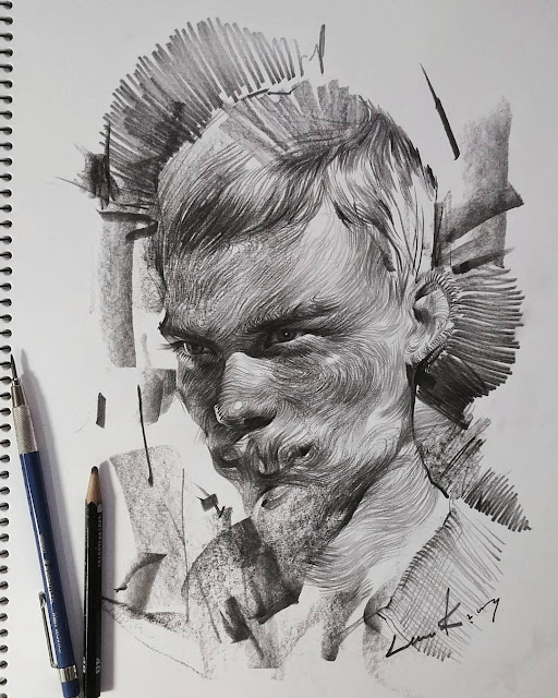 Awesome pencil drawing by lee.k.illust - how to draw