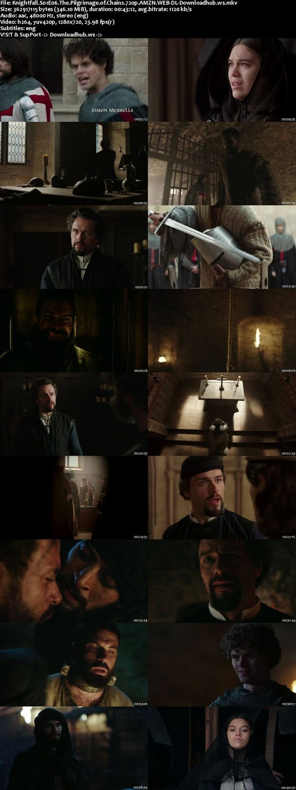 Knightfall S01E06 340MB WEB-DL 720p ESubs