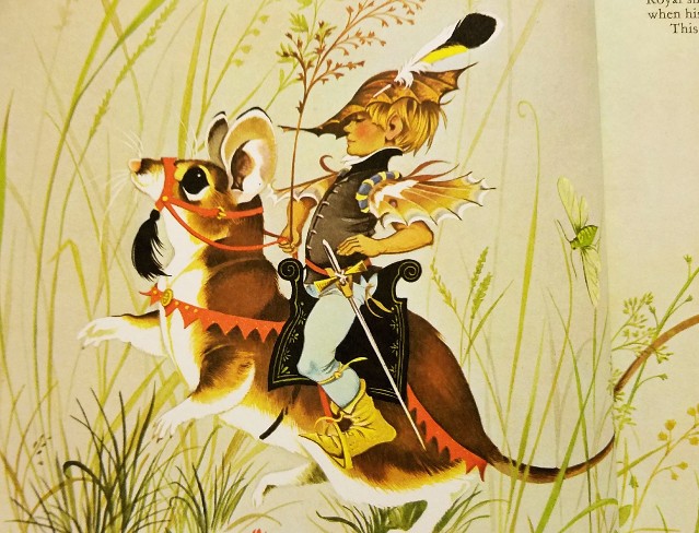 "Tom Thumb" from Dean's Gift Book of Fairy Tales, illustrated by Janet & Anne Grahame Johnstone. Dean & Son, LTD., 1967.