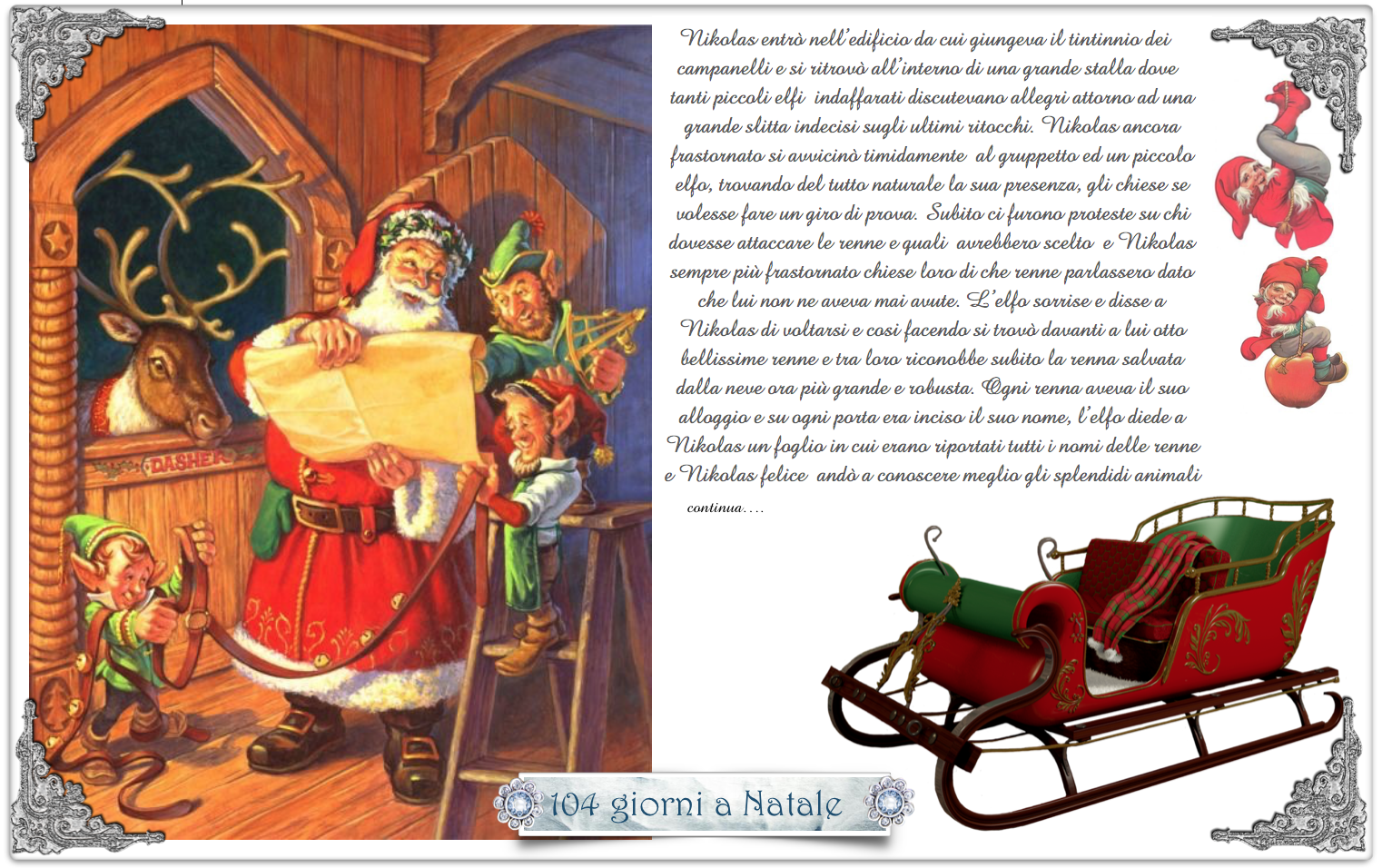Natale e Porcellane La Leggenda di Babbo Natale Natale e Porcellane La Leggenda di Babbo Natale