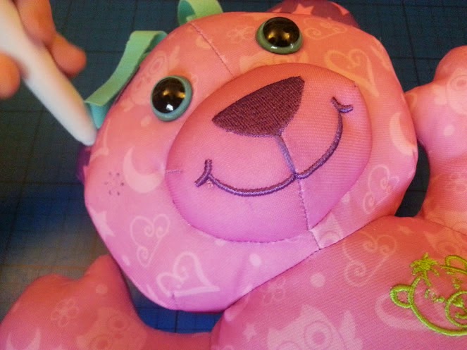 Starr the pink glow-in-the-dark Doodle Bear review