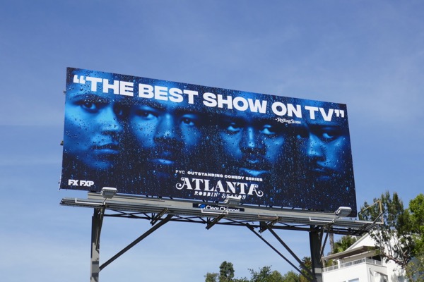 Atlanta Robbin' Season Emmy consideration billboard Sunset Strip Atlanta Robbin Season Emmy consideration billboard