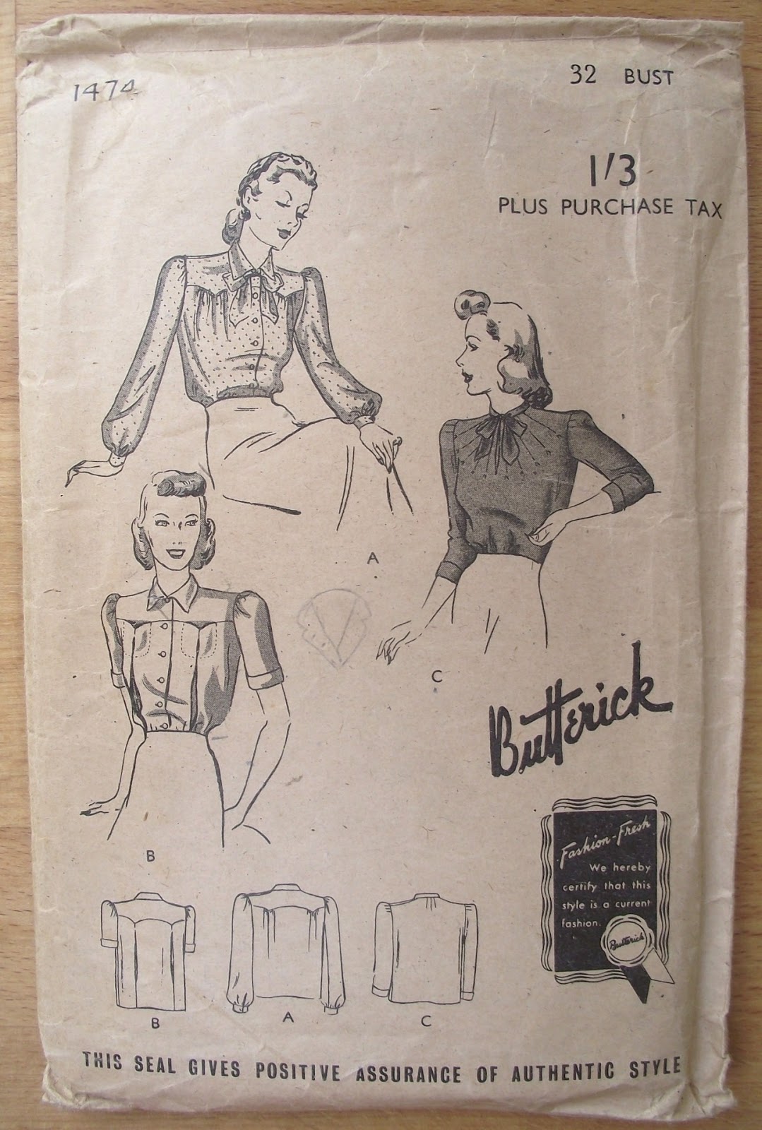 Vintage Sewing Pattern Women039s Blouse And By Ilovevintagestuff