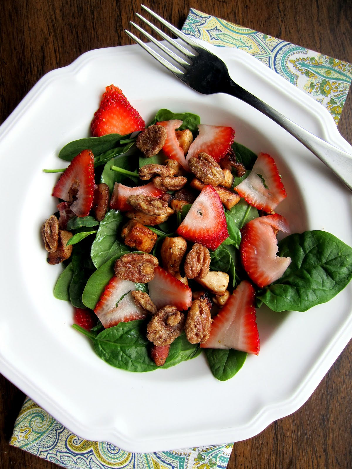 Cranberry Salad With Raspberry Vinaigrette And Pecans