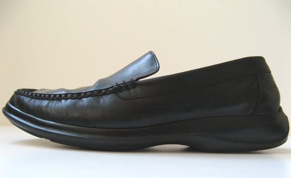 COLE HAAN NIKE AIR BLACK LOAFERS DRESS SHOES SIZE 7