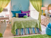 Lime Green Bedroom