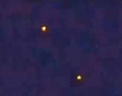 Glowing UFOs caught hovering over Mexico 
